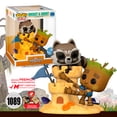 thumbnail image 1 of Funko Pop Rocket Y Groot #1089 Marvel Guardianes De La Galaxia Moment Original, 1 of 7