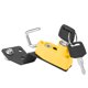 thumbnail image 2 of Cerradura antirrobo para casco de aleación de aluminio, compatible con Kawasaki Z800 ZR800Yellow, 2 of 8