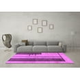 thumbnail image 3 of Ahgly Company Indoor Rectangle Abstract Purple Modern Area Rugs, 8' x 10', 3 of 4