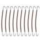 thumbnail image 1 of 20Pcs Ponytail Hooks Headband Hair Claw Hair Clips Rubber Bands Hair Styling Hair Braid (Coffee), 1 of 4