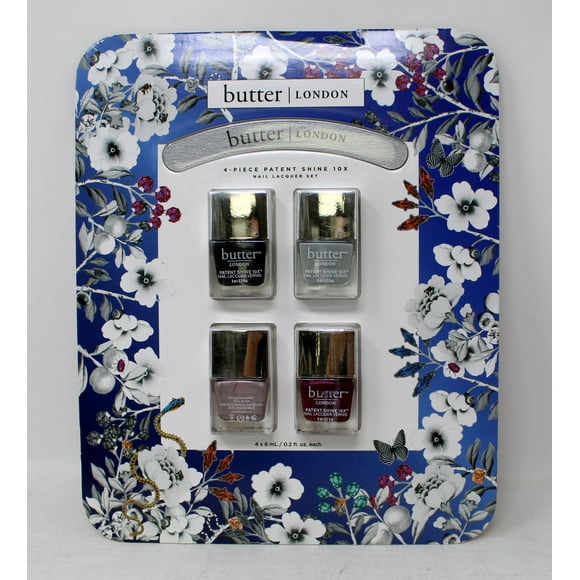 Butter London Patent Shine 10X Nail Polish Set 4 Pieces (Pack of 6)