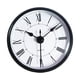 thumbnail image 2 of Reloj de pared con números romanos, redondo, decoración silenciosa, reloj decorativo fácil de leer, mecánico para sala de estar, oficina, cocina,, 2 of 9