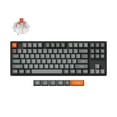 thumbnail image 1 of Keychron K8 Max Clavier mécanique sans fil RVB remplaçable à chaud interrupteur rouges disposition TKL noir K8M-J1, 1 of 9