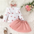 thumbnail image 4 of MEZZALL Newborn Girls Long Sleeve Prints Princess Dress Dance Party Dresses Fall Winter Clothes Breathable Sundress, Pink, 3-6 Months, 4 of 8