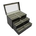 thumbnail image 1 of Estuche Para Gafas De Sol, Estuche De Almacenamiento Profesional Para Gafas Con 18 Ranuras Para Coleccionistas Y Tiendas ópticas, 1 of 7