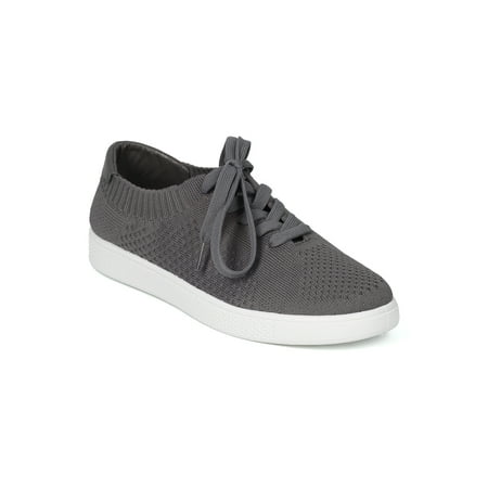New Women Knitted Fabric Low Top Lace Up Sneaker - 18002 By Refresh