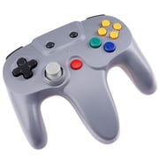 RetroFam Wireless Game Controller for Nintendo 64 N64 Game Console, Gray