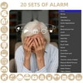 thumbnail image 3 of Jazeyeah 7 Inch Digital Alarm Clock with Date and Day of Week for Seniors-20 Alarms 20 Reminder Large Display Auto DST Perfect for Elderly, 3 of 9