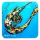 Sous-verres en Mousse de Crevettes pour Bébés Crevettes&44; Lot de 4 – image 1 sur 1