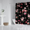 thumbnail image 3 of Waterproof Pioneer Shower Curtain 84x72 Inch Polyester Unique Colorful Floral Shower Curtain for Bathroom Hotel Home Decor with 12 Plastic Hooks, 3 of 5