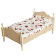 thumbnail image 1 of FELTECHELECTR 1 pieza exquisita mini casa cama mini cama individual miniatura decoración muebles modelo, 1 of 7