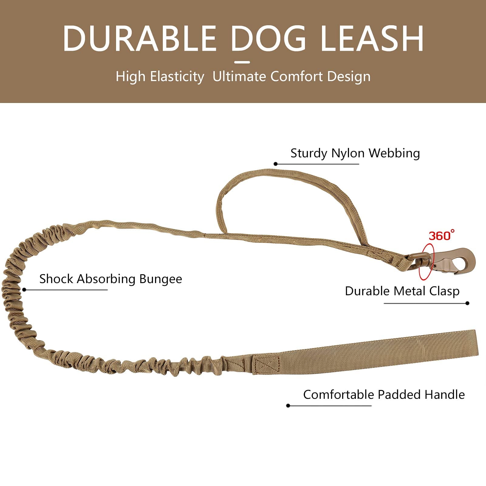 mirlewaiy Tactical Dog Collar Leash Set, Adjustable Military Training Nylon Dog Collar with Controll Handle and Heavy Metal Buckle for Medium and Large Dogs，with Patches and Airtags Case