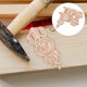 thumbnail image 5 of 4 apliques de madera tallada de estilo europeo, sin pintar, decorativos para esquinas de muebles, armarios, camas, puertas, ventanas, armarios y espejos., 5 of 6