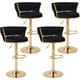 thumbnail image 1 of Juego de taburetes de bar VECELO con altura ajustable de 4 pulgadas, color negro, 1 of 7