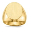 thumbnail image 6 of 14K Yellow Gold Men's Signet Ring Size 9, 6 of 6