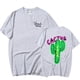 thumbnail image 4 of Camiseta de algodón de lujo para hombres y mujeres, camisa Harajuku con estampado de cactus y jack de Travis Scott, Hip Hop, amantes de la pareja, 4 of 4