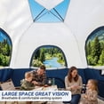 thumbnail image 4 of HOTEEL 8 Person Camping Tent,Family Tents Outdoor Canopy with Wheeled Bag,for Parties,Wedding,Backyard,Camping,Dark Blue, 4 of 7