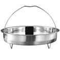 thumbnail image 5 of Cesta de vapor para olla arrocera Cesta de vapor de acero inoxidable Cesta de vapor para alimentos con asa, 5 of 5