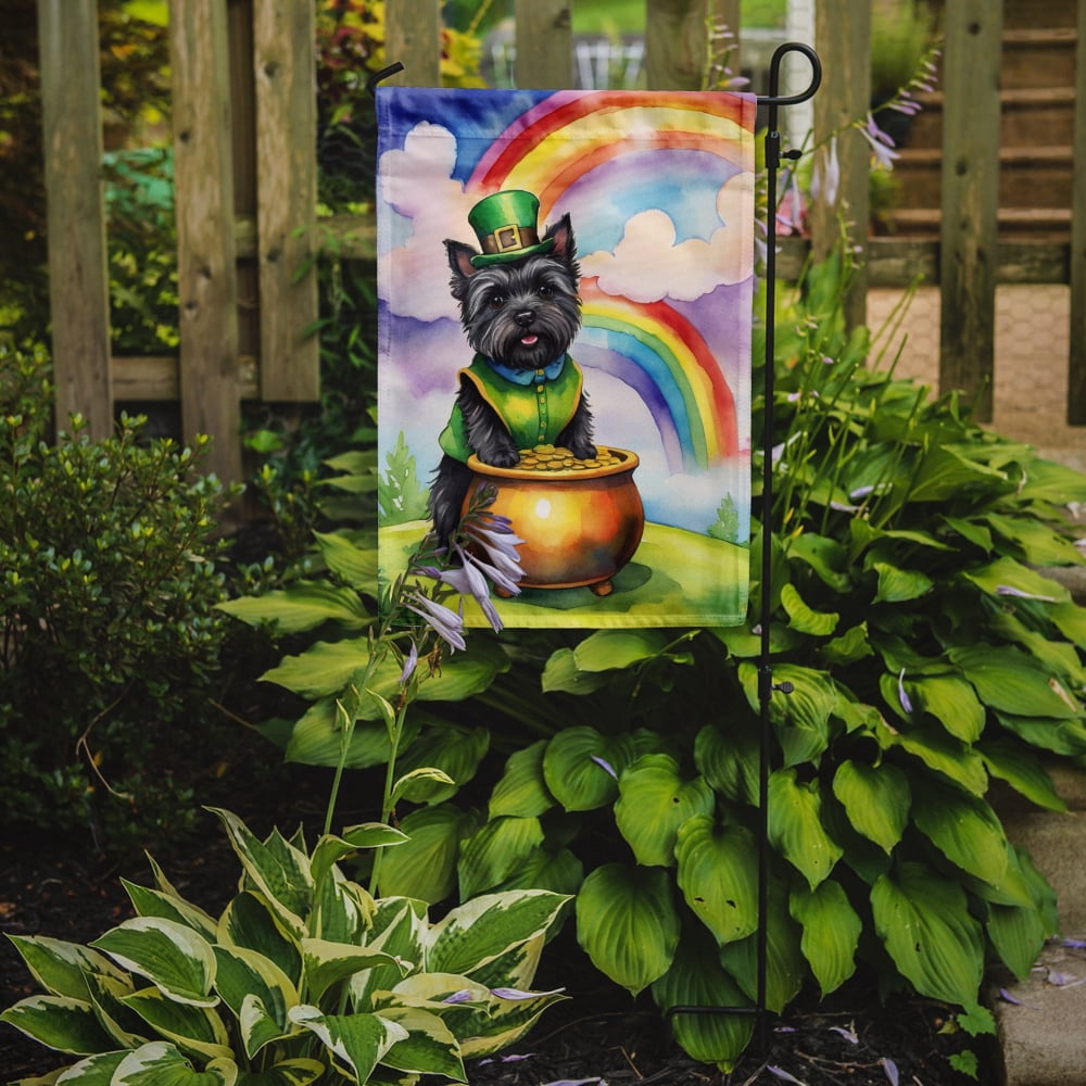 Cairn Terrier St Patrick's Day Garden Flag 11.25 in x 15.5 in