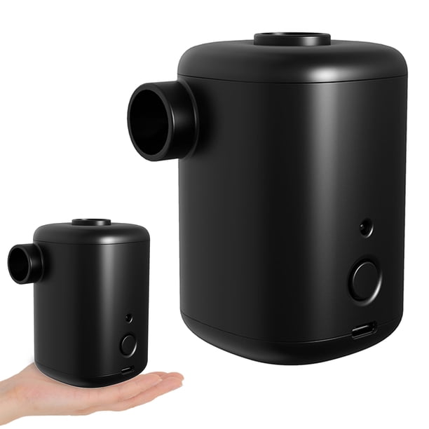 Infdor de bomba de colchón de aire de llenado rápido eléctrico USB Piscinas Flotadores de bañera Infdor de Infdor de aire Infble para Negro Macarena Bomba de aire portátil