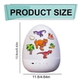 thumbnail image 3 of Ke1Clo Dinosaur Egg Night Light Projector, 360° Rotating Rechargeable Star Projector with Bluetooth Music Dinosaur Themed Night Light Projector for Nursery Decor, 3 of 7