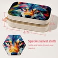 thumbnail image 5 of Wolf Velvet Portable Jewelry Box with Removable Compartment - Necklace, Earring, and Travel Organizer - Gift, 5 of 7