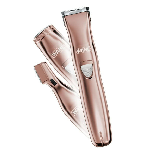 Wahl Clean & Smooth Ladies Rechargeable Trimmer - Model 5537, The ultimate Ladies Grooming Kit, equipped with multi-functional heads to meet all your grooming needs, ensuring a perfect and versatile grooming experience.