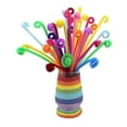 thumbnail image 2 of 300pcs Plush Stick & Shilly-Stick Children's Educational Toys Handmade Art DIY Doll Materials (Mixed Color), 2 of 3