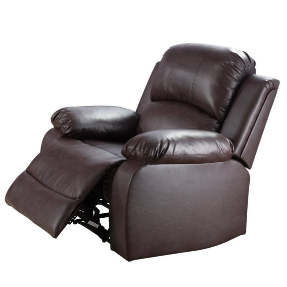 PonLiving Furniture Tonya Living Room Manual Rocker Recliner / Fabric: Burgandy Tonya Living Room Manual Rocker Recliner / Fabric: Burgandy