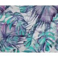 thumbnail image 5 of oneOone Polyester Spandex Turquoise Green Fabric Leaves Craft Projects Decor Fabric Printed By The Yard 56 Inch Wide, 5 of 6