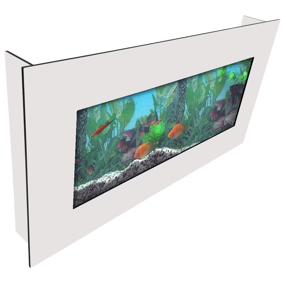 Aussie Aquariums 2.0 Wall Mounted Aquarium - Skyline - Matte White