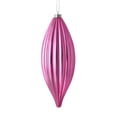 thumbnail image 1 of Vickerman M183279S 8 in. Pink Shiny Line Finial Ornament  4 per Bag, 1 of 3