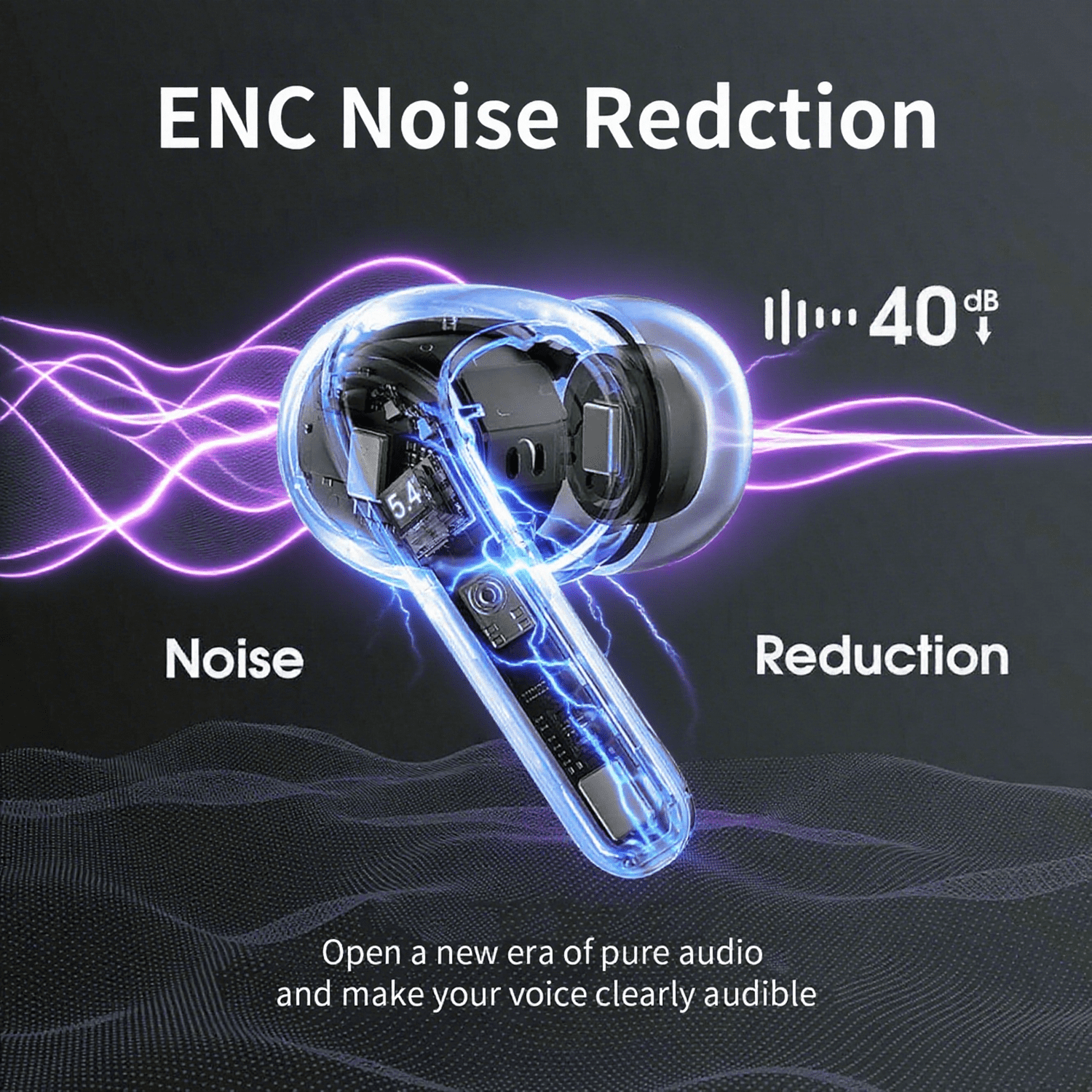 AI Language Translation Earbuds, Bluetooth 5.4 Headphones Translator for 144 Languages & Accents,IP7 Waterproof Earphones with 4 ANC Mic,Black
