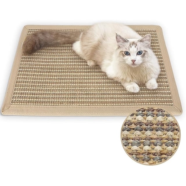 Alfombrilla rascadora Para gatos YONGSHENG Sisal Natural