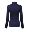 thumbnail image 4 of MixMatchy Women's Mock Neck Long Sleeve Turtleneck Slim Fit Sweater Top, 4 of 4