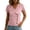 Pink06, variant on Karymi Womens Blouses Asymmetric Lapel V Neck Wrap Blouse, Short Sleeve Side Button Down Slim Fit Casual Pullover Shirt Top Blouses for Women