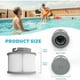 thumbnail image 2 of Filtro de repuesto Lafiucy para MSPA FD2089, bomba de cartucho de filtro para piscinas, jacuzzis y spas, 4 piezas, 2 of 5