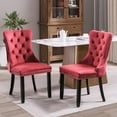 thumbnail image 4 of Kitchen Table and Chairs for 4, 31.5" Round Kitchen Table with 4 Velvet Upholstered Chairs, Modern Dining Room Furniture Set for Small Spaces, Apartment, Kitchen, 4 of 11