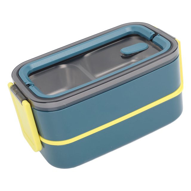 Fiambrera de Acero Inoxidable con Cubiertos 1400 Ml Caja Bento Portátil con Aislamiento de 2 Capas Contenedor Bento a Prueba de Fugas para Viajes de Oficina Escolar ANGGREK Otros