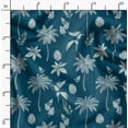 thumbnail image 2 of Soimoi Cotton Poplin Blue Fabric By the Yard - 42 Inch Wide - Coconut Tree & Leaf Tropical Fabric - Botanical Beauty Elegance Printed Fabric, 2 of 6