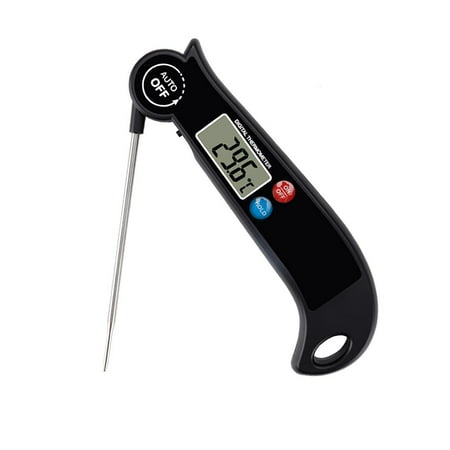 

Digital Food Thermometer Foldable Meat Thermometer Food Temperature Tester For Meat Liquid Kitchen BBQ