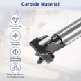 thumbnail image 2 of Broca Forstner Uxcell para Trabajos en Madera, 21/32in (17mm) Punta de Carburo con Vástago Triangular Cortador de Bisagra para Abrir Agujeros en Madera, 2 of 7