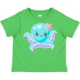 thumbnail image 3 of Inktastic Cute Octopus Blue with Star Boys or Girls Toddler T-Shirt, 3 of 5