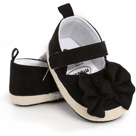 

Wish Baby Boys Girls Slippers Cozy Fleece Booties Soft Bottom Warm Cartoon Socks Newborn Crib Shoes -------- Black（13cm） S478