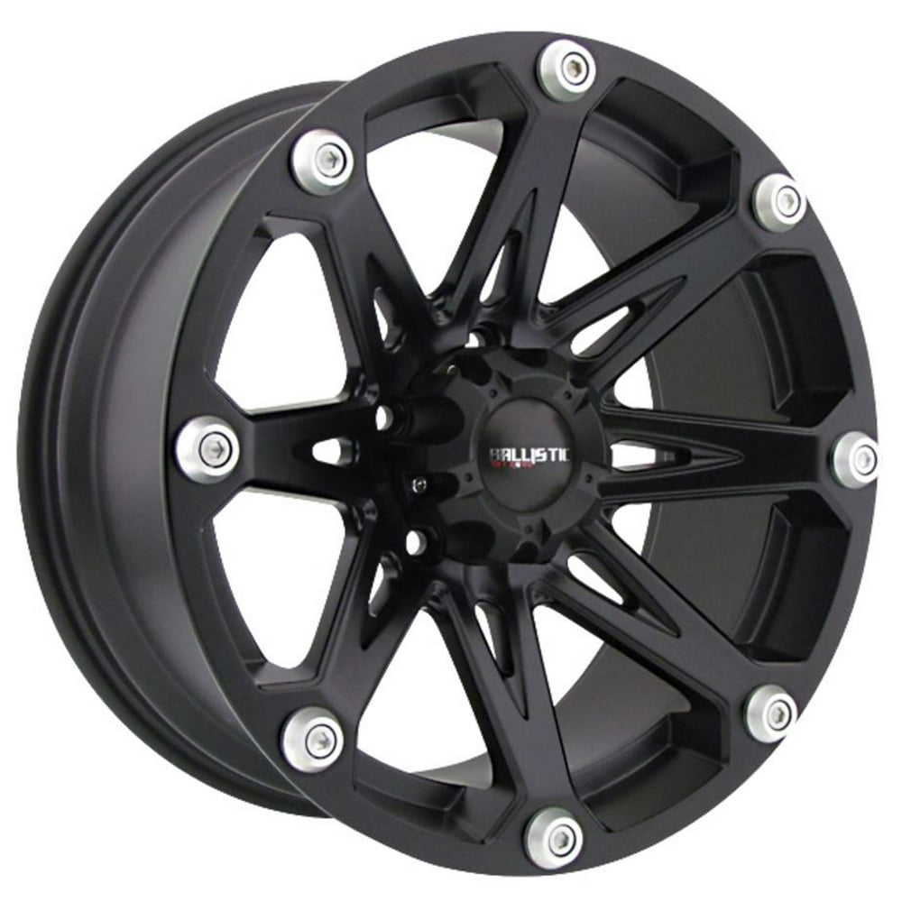 18" Black 814 Jester Wheel by Ballistic Wheels 814890555+00FB Walmart