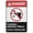 Warning Sign 1, variant on Danger Confined Space Procedures Must Be Followed Bilingual Spanish Metal Sign 8"x12" Rustproof Aluminum Multicolor - Indoor Outdoor Bilingual Confined Space Sign