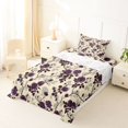 thumbnail image 5 of Manfei Cartoon Halloween Twin Sheets,Fall Maple Leaf Pattern Bedding,3 Pieces,1 Flat Sheet,1 Fitted Sheet and 1 Pillowcase, 5 of 6