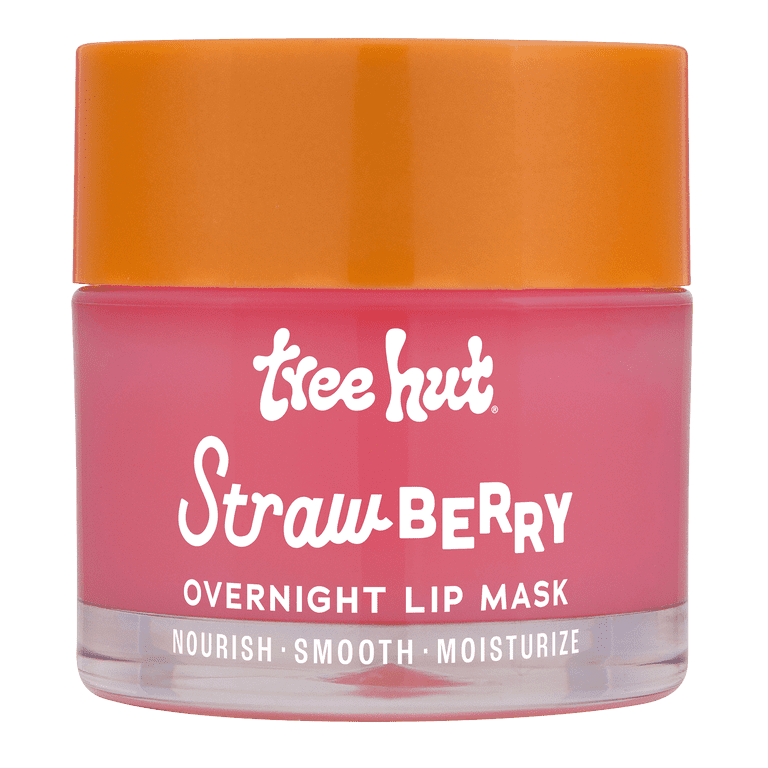 Tree Hut Strawberry Hydrating Overnight Lip Mask, 0.6 oz photo 1