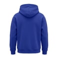thumbnail image 5 of Mens Oversized Hoodies Sweatshirts | Fall Winter Hooded Collar Drawstring Pullover With Pocket for Workout Gym Royal Blue XL, 5 of 6