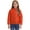 Orange, variant on Raenseen Kids Girls Boys Winter Coat Puffer Jacket Long Sleeve Hoodie Ultra Lightweight Down Coat Outerwear Red 11-12